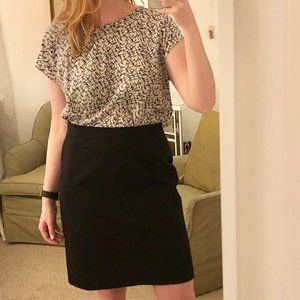 Tahari Black Skirt